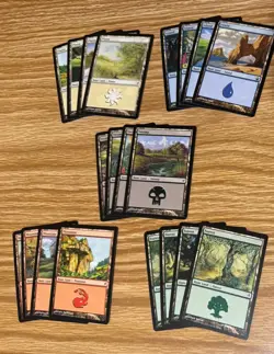 MTG Basic Land sets, 60 cards (Lorwyn, Scars Block) - all art included - Image 1