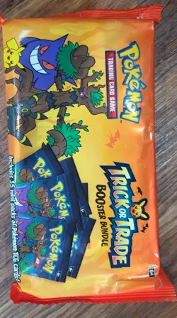 SEALED 2x Pokemon Cards 2024 Halloween Trick or Trade BOOster Bundles 35 Pk 105c - Image 3