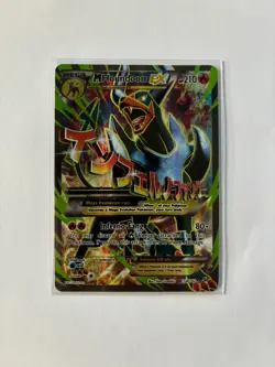 M Houndoom EX Full Art Ultra Holo Rare Card 154/162 XY Breakthrough - Pokemon - Image 1