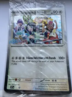 Pokemon Horizon Terapagos and Friends Oversized Jumbo Promo Card Stamp English - Image 2