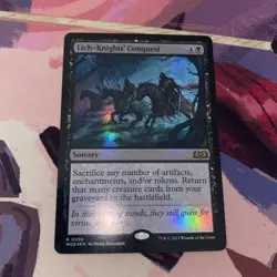 Lich-Knights' Conquest Foil - Wilds Of Eldraine - Magic the Gathering MTG - Image 1