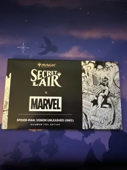 MTG Secret Lair X Spider-Man: Venom Unleashed (Inks) Rainbow Foil Edition SEALED - Image 1
