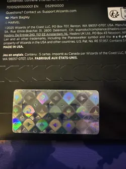 MTG Secret Lair X Spider-Man: Venom Unleashed (Inks) Rainbow Foil Edition SEALED - Image 3