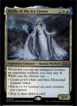 Hylda of the Icy Crown M Wilds of Eldraine 206 NM - Image 1