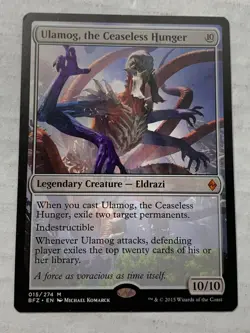 MTG Ulamog, the Ceaseless Hunger (15/313) Battle for Zendikar LP - Image 1