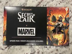 MTG Secret Lair Marvel's Spider-Man: Venom Unleashed Non Foil (Colors) Sealed - Image 1
