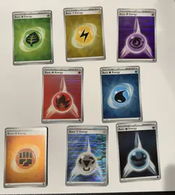 Pokemon TCG Lot of 8 Holo Energy Cards NM Near Mint or Better - Image 1