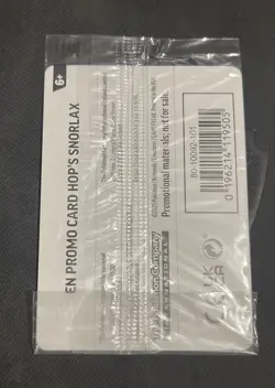 Pokemon Journey Together Hop's Snorlax 117/159 Gamestop Promo Sealed - Image 2