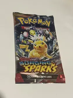 Pokemon Surging Sparks Booster Pack - Random Art - SEALED - US SELLER - Image 1