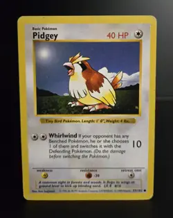 Pokemon TCG - PIDGEY - 57/102 - SHADOWLESS - WOTC - BASE SET (1999) - MP - Image 1