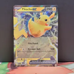 Pikachu ex 063/193 Paldea Evolved Double Rare Holo Pokemon TCG - Image 1