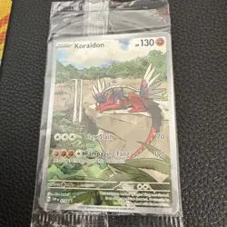 Koraidon SVP014 Black Star ETB Promo Holo Pokemon Scarlet & Violet NM Sealed - Image 2