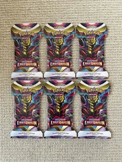 Pokemon TCG Sword & Shield Lost Origin Sleeved Booster Pack x6 - Image 1