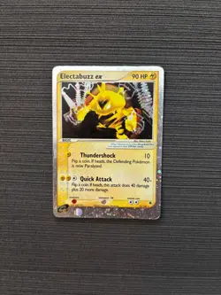 2003 Pokemon TCG Electabuzz ex EX Ruby and Sapphire 97/109 Holo Ultra Rare - Image 1