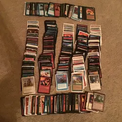 Magic the Gathering VINTAGE Lot 350 Cards Estate As Found Not Searched See Photo - Image 1