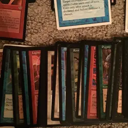Magic the Gathering VINTAGE Lot 350 Cards Estate As Found Not Searched See Photo - Image 3
