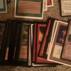 Magic the Gathering VINTAGE Lot 350 Cards Estate As Found Not Searched See Photo - Image 4