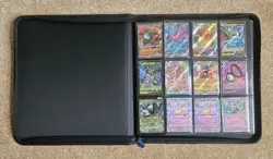 271 Pokemon Cards plus binders Mostly specials EX, VStar, V, GX, VMax, Full Art - Image 1