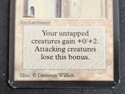Castle - Alpha - LP - MTG - Magic The Gathering - White - Enchant - Image 2