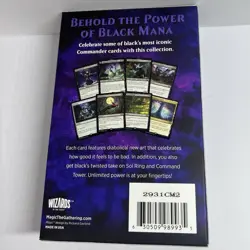 MTG MAGIC THE GATHERING COMMANDER COLLECTION BLACK FACTORY SEALED - Image 2