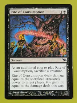 Rite of Consumption x1 Shadowmoor 1x Magic the Gathering MTG - Image 1
