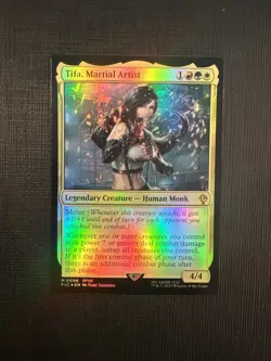 Tifa, Martial Artist Foil - FIC 0006 NM - MTG Final Fantasy Commander - Image 1