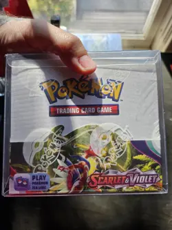 Pokemon TCG Scarlet and Violet Base Set Booster Box Sealed - Image 1