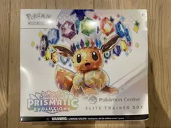 Pokemon Center Prismatic Evolutions Elite Trainer Box ETB Brand New & Sealed - Image 1