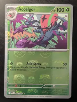 Accelgor 009/086 (Master Ball Pattern) White Flare Pokemon TCG NM ENGLISH - Image 1