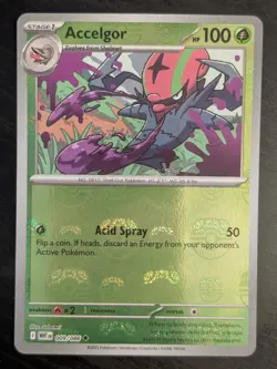 Accelgor 009/086 (Master Ball Pattern) White Flare Pokemon TCG NM ENGLISH - Image 2