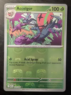 Accelgor 009/086 (Master Ball Pattern) White Flare Pokemon TCG NM ENGLISH - Image 3