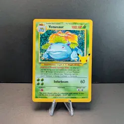 Pokemon TCG Swirl Greninja Gold Star SWSH144 Celebrations Promo & Venusaur 15 NM - Image 4