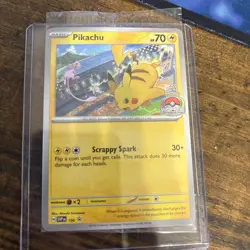 Pikachu Promo 2024 World Championships SVP EN 190 Pokemon Worlds SEALED PROMO - Image 1