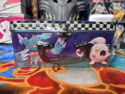 NEW-Pokemon TCG TYRANITAR & IRON VALIANT Collector Chest Tin Lunch Box. - Image 3