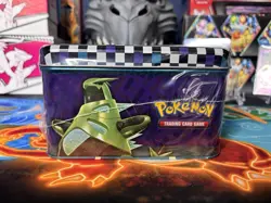 NEW-Pokemon TCG TYRANITAR & IRON VALIANT Collector Chest Tin Lunch Box. - Image 4