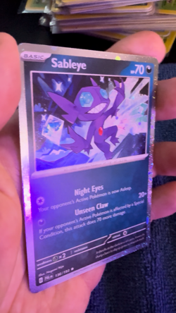 Sableye Pokemon Paldea Evolved 136/193 Cosmos Holo Exclusive Near Mint - Image 2