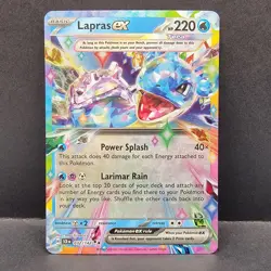Lapras ex 032/142 Stellar Crown Double Rare Pokemon - Image 1
