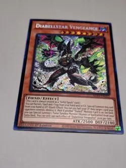 Yu-Gi-Oh! Diabellstar Vengeance ALIN-EN011 Secret Rare 1st Edition NM - Image 1