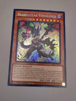 Yu-Gi-Oh! Diabellstar Vengeance ALIN-EN011 Secret Rare 1st Edition NM - Image 2