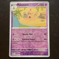Reverse Holo Palossand 096/193 Uncommon Paldea Evolved Pokemon Card - Image 1