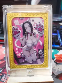 One Piece CCG Boa Hancock Metal Card From KaFei - Image 1