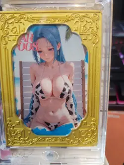 One Piece CCG Vivi Metal Card From Nvshenshe - Image 1