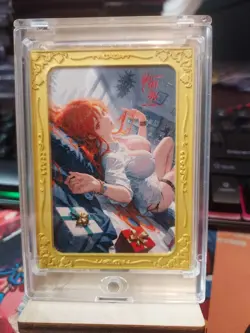 One Piece CCG Nami Metal Card From KaFei - Image 1