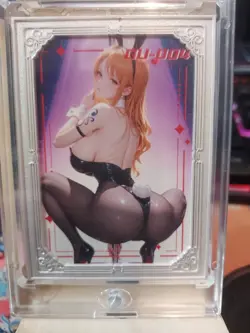 One Piece CCG Nami Metal Card From Nvshenshe - Image 1