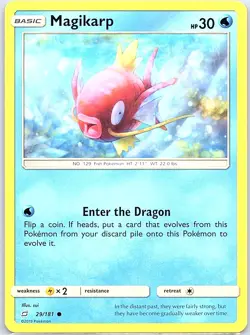 Magikarp 29/181 Non Holo SM - Team Up - Pokemon Card - NM - Image 1