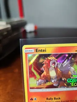 Entei SM219 Holo Cosmic Eclipse 2019 Promo Pokemon TCG Card - Image 2