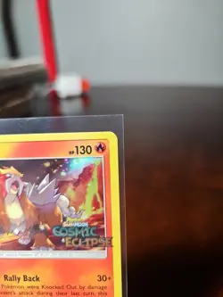 Entei SM219 Holo Cosmic Eclipse 2019 Promo Pokemon TCG Card - Image 3