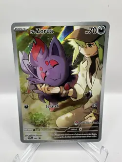 Pokemon TCG N’s Zorua 189 Pokemon Center Stamped Promo Card - Image 1