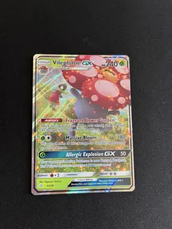 Vileplume GX 4/236 MINT/NM Pokemon Cards Ultra Rare Holo Half Art - Image 1