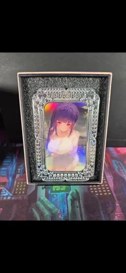 Kanao Tsuyuri Diamond Card Demon Slayer Heavy Thick Metal Silver Gold Accent - Image 2